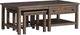 Magnussen Home® Smithton 3-Piece Homestead Brown Rectangular Cocktail Table and Stools Set-0