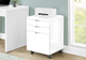 Monarch Specialties Inc. High Glossy White Filing Cabinet-2