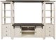 Jofran Inc. Madison County Vintage White Madison County Media Bridge-1