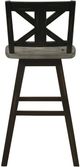 Homelegance® Amsonia Black/Distressed Gray Pub Height Chair-3