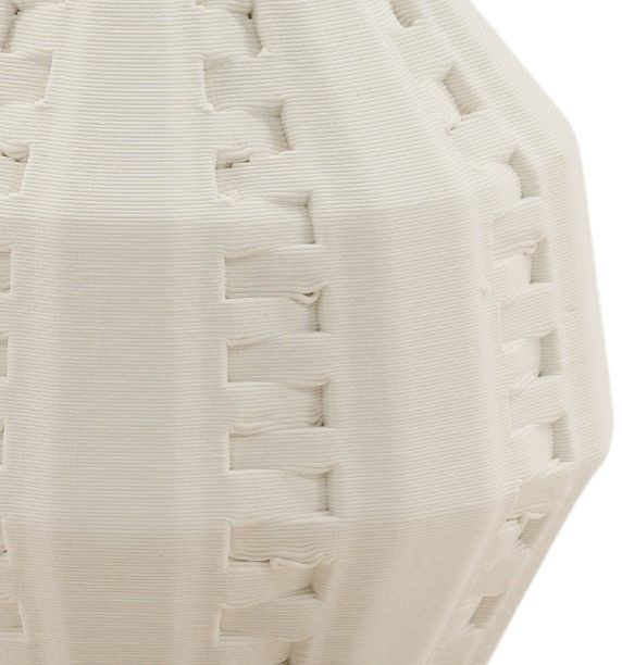 Dovetail Furniture Ginevra Ivory Vase-1