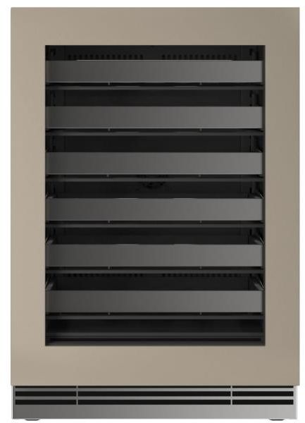 U-Line®  Home Collection 24" 5.1 Cu. Ft. Panel Ready Wine Refrigerator with Glass Door-0
