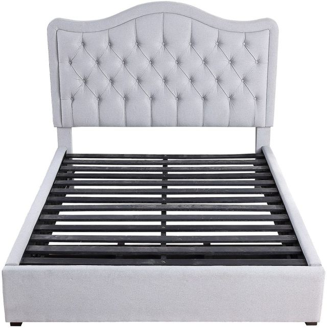 Homelegance® Toddrick Gray Queen Platform Storage Bed-3