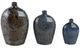 Sagebrook Home Olympia 3-Piece Blue Vase Set-3