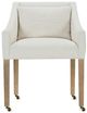 Robin Bruce Customizable Odessa Dining Arm Chair with Casters-1