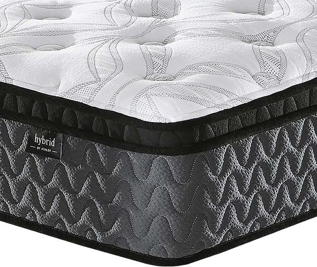 Sierra Sleep® By Ashley Peak Hybrid Medium Euro Top Twin Mattress in a Box-1