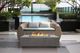 XO Handcrafted Pewter Rectangular Fire Table-1
