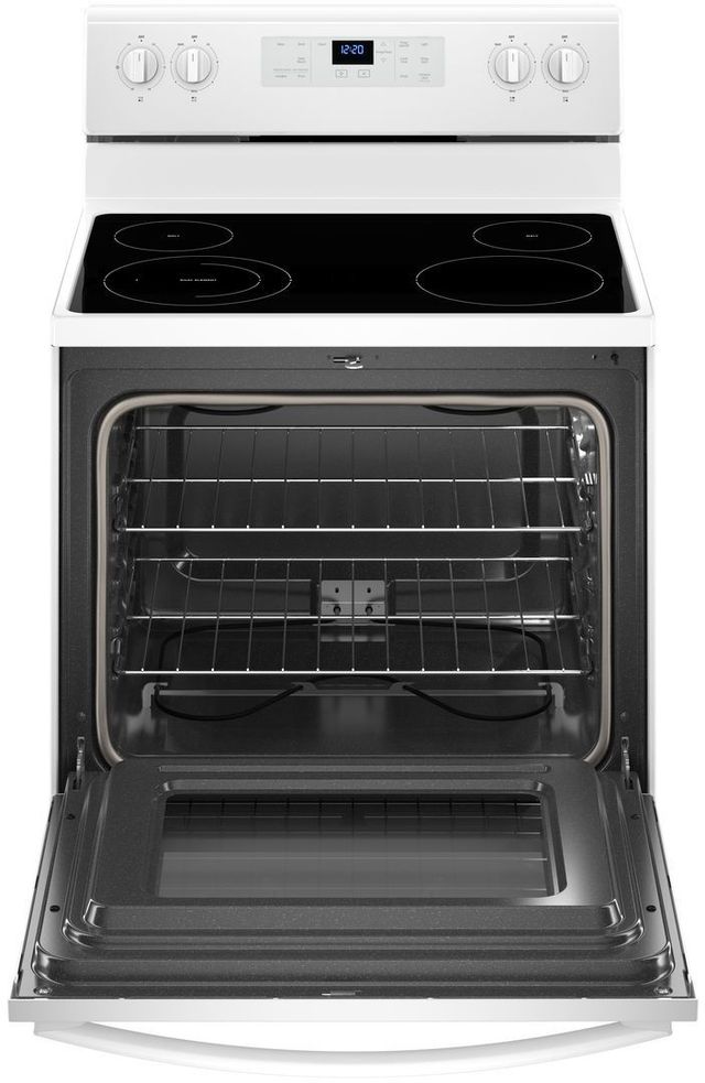 Whirlpool® 29.88" Free Standing Electric Range-White-1