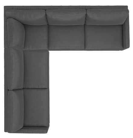 La-Z-Boy® Wilmette 2-Piece Navy Leather Sectional-3