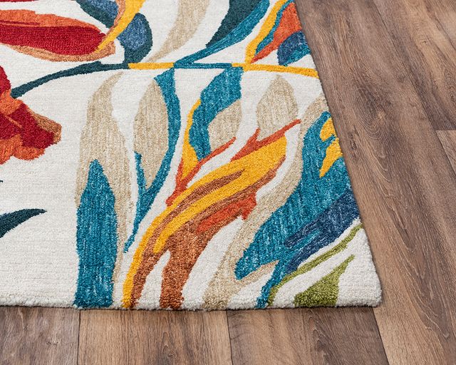 Rizzy Home Miramar Neutral 5'x8' Rectangular Rug-4