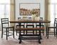 Signature Design by Ashley® Wildenauer Black/Brown Large Counter Dining Bench-3