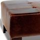 Campio Furniture Legacy Leather Westchester Brown Ottoman-1