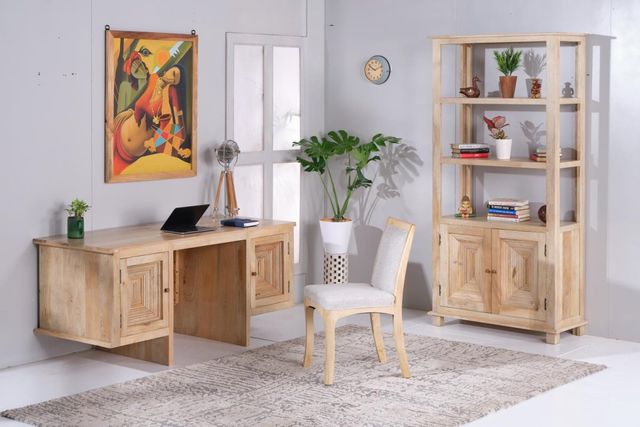 Jaipur Furniture Splendid Complements Patwin Brown Bookcase-2