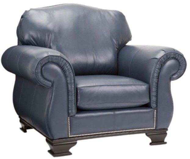 Decor-Rest® Furniture LTD Customizable 3933 Leather Chair with Wood Base-0