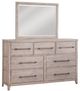 American WoodCrafters Aurora 5-Piece Whitewash King Sleigh Bedroom Set-2