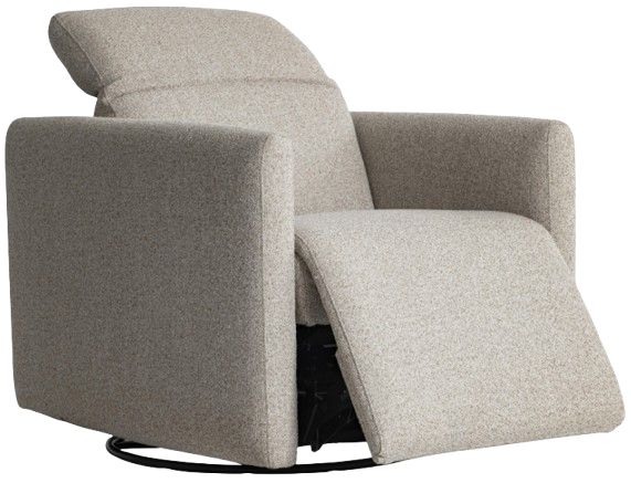 Bernhardt Livvy Bernhardt Living Beige 43" Power Reclining Swivel Chair-1
