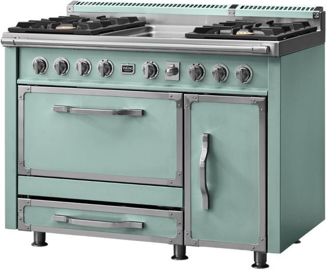 Viking® Tuscany 48" Splash Pro Style Dual Fuel Range with Griddle-2