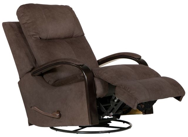 Catnapper® Niles Chocolate Swivel Glider Recliner-1