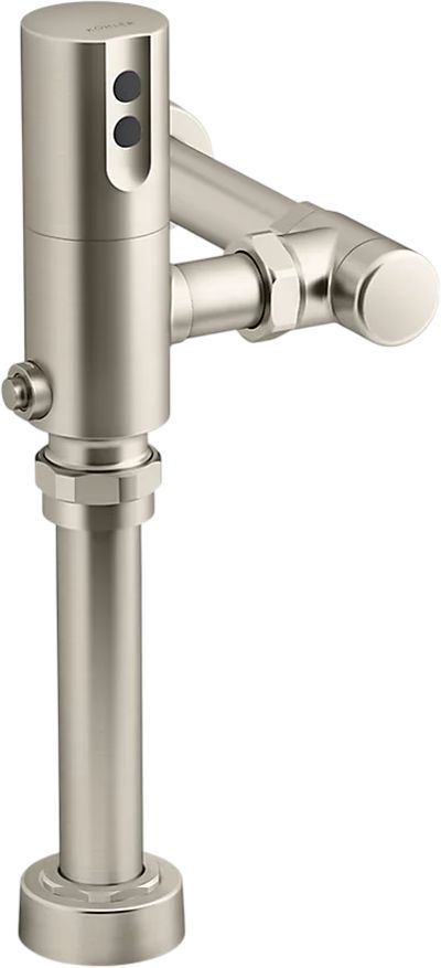 KOHLER® Mach® Tripoint® Vibrant Brushed Nickel Touchless Toilet Flushometer, 1.28 Gpf-0