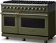 Viking® 5 Series 48" Martini Pro Style Dual Fuel (LP) Range with Brushed Brass Trim-3