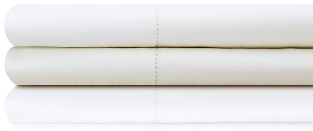 Malouf® Woven™ Italian Artisan White Queen Pillow Case Set-2