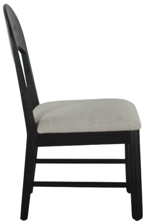 Home Trends & Design Bilboa Blackwash Dining Chair-2