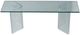 A & B Home Lucent Crystal-Clear Coffee Table-0