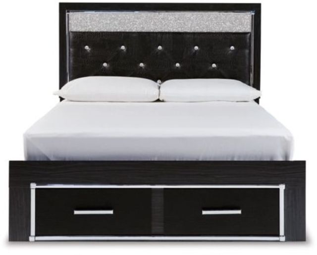 Signature Design by Ashley® Kaydell Black Queen Storage Bed-3
