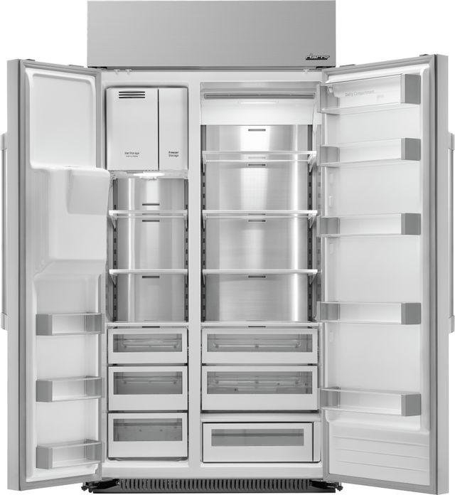 Dacor® Professional 24.0 Cu. Ft. Stainless Steel Built In Side-by-Side Refrigerator-1