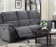 Kwality Imports Washington Gray Power Reclining Sofa-0