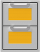 Hestan® AGDR Series 16” Sol Outdoor Double Storage Drawers-0