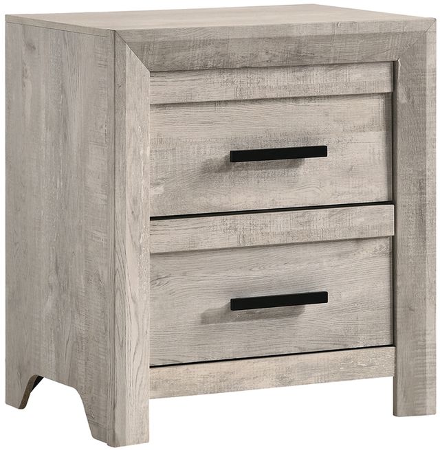 Elements International Eleanor White Nightstand -0