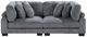 Mazin Furniture Traverse Gray Loveseat-1