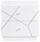 Homelegance® Orlo High Gloss White Nightstand-2
