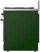 Ilve® Majestic III 30" Emerald Green Pro Style Dual Fuel Natural Gas Range with Triple Glass Door and Burnished Trim-3