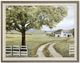 Stylecraft Sheltered Road Brown/Green/Off-White Wall Art-0