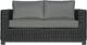 Enclover Trillium Black/Slate Loveseat-0
