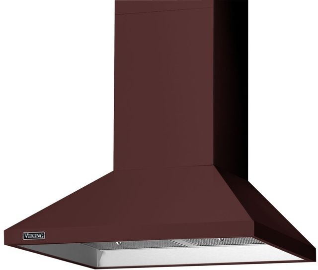 Viking® 3 Series 30" Kalamata Red Chimney Wall Hood-0