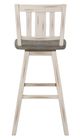Homelegance® Amsonia Distressed Gray/White Sand Swivel Pub Height Chair-4
