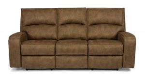 Front view of the Flexsteel® Nirvana Power Reclining Sofa