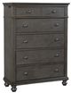 aspenhome® Oxford Peppercorn 5-Drawer Chest-0