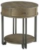 England Furniture Saddletree Brown Round End Table-0