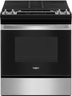 Whirlpool® 30" Stainless Steel Freestanding Gas Range
