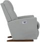 La-Z-Boy® Sparrow Bluestone Power Rocking Recliner with Headrest and Lumbar-1
