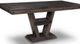 Handstone Customizable Algoma Heritage Charcoal 42x60 Dining Table with 2 Leaf-0