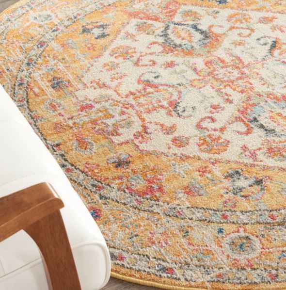 Nourison Home™ Passion 5' Round Style 9 Area Rug-4