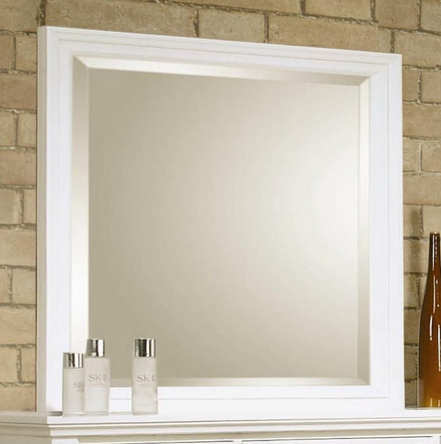 Coaster® Sandy Beach White Dresser Mirror-1