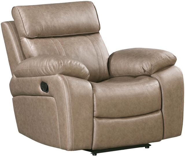 Parker House® Theon Stokes Toffee Manual Glider Recliner-0