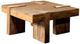 Coaster® Samira Natural Sheesham Wooden Square Coffee Table-0