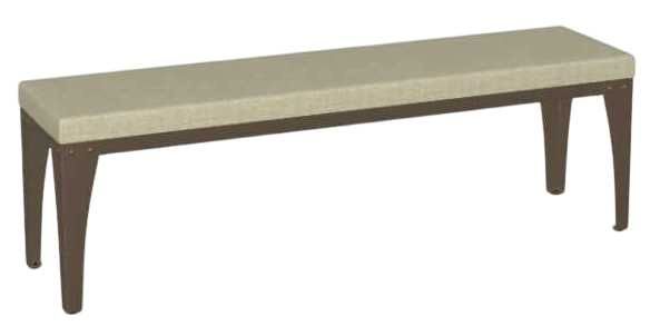 Amisco Customizable Upright 60" Upholstered Bench-0